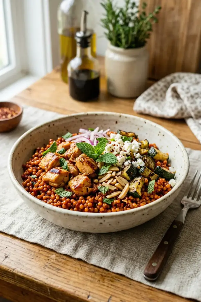 Spicy Harissa Couscous