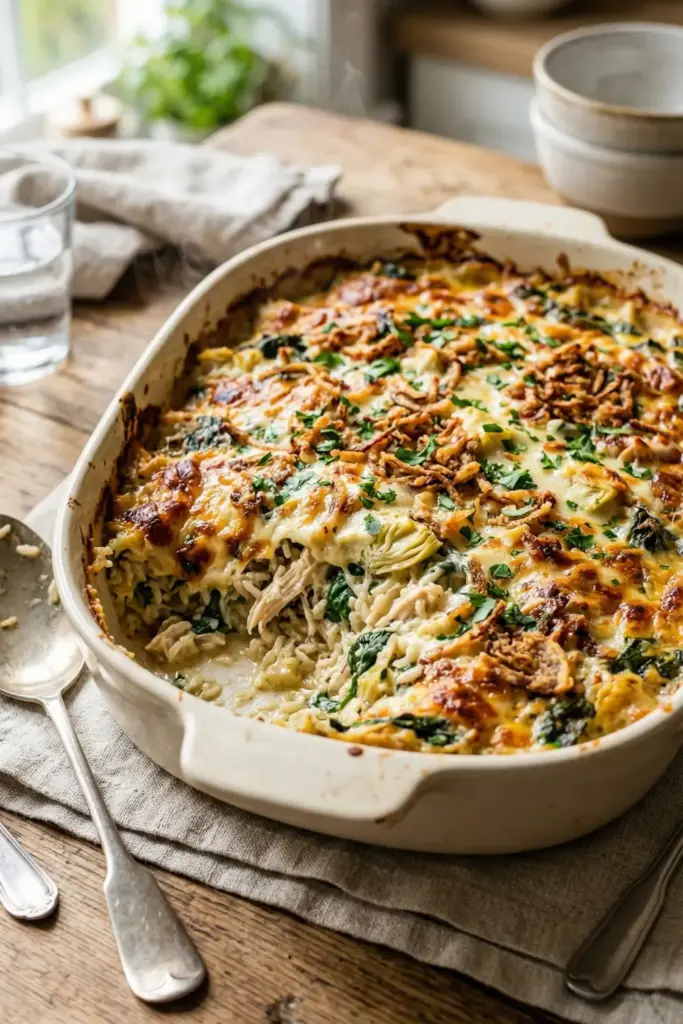 Spinach & Artichoke Bake