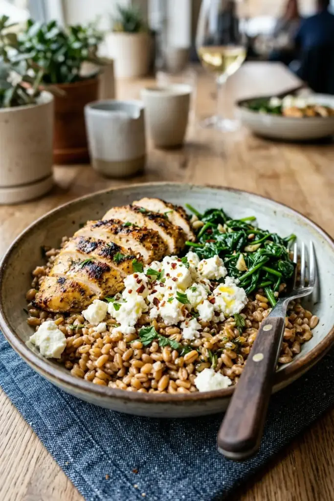 Spinach & Feta Wheat Berry