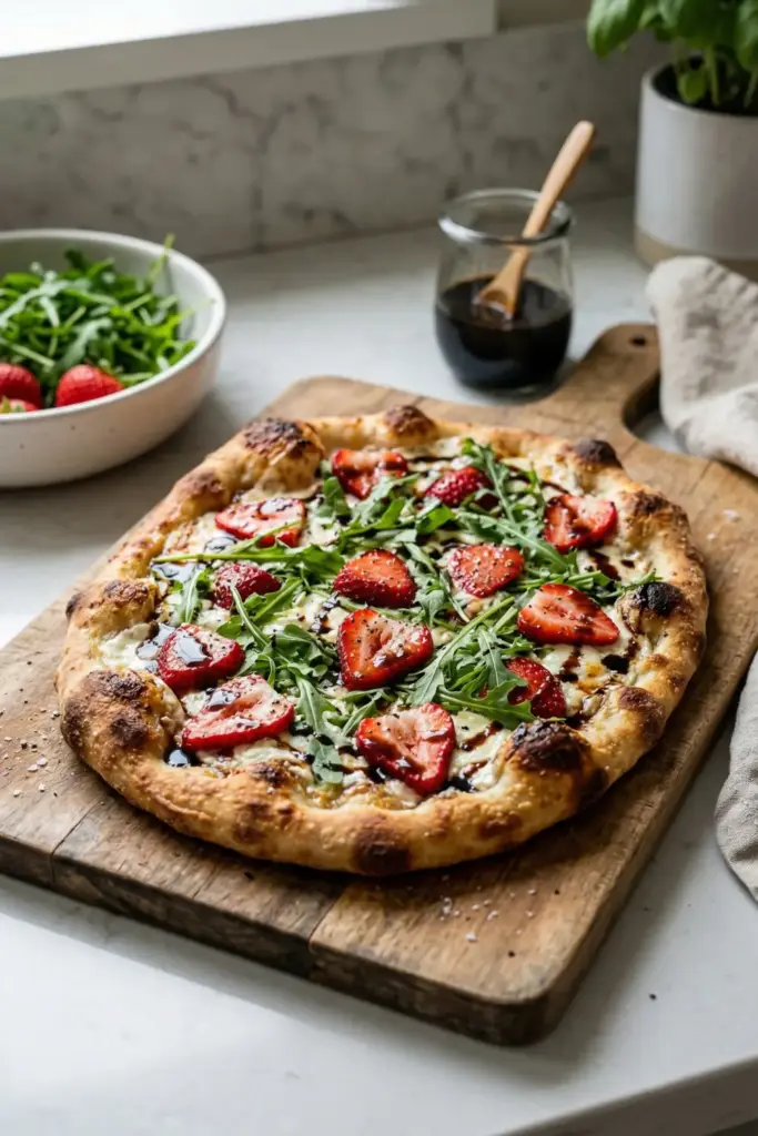 Strawberry Balsamic Flatbread
