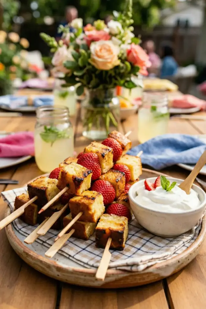 Strawberry Shortcake Skewers