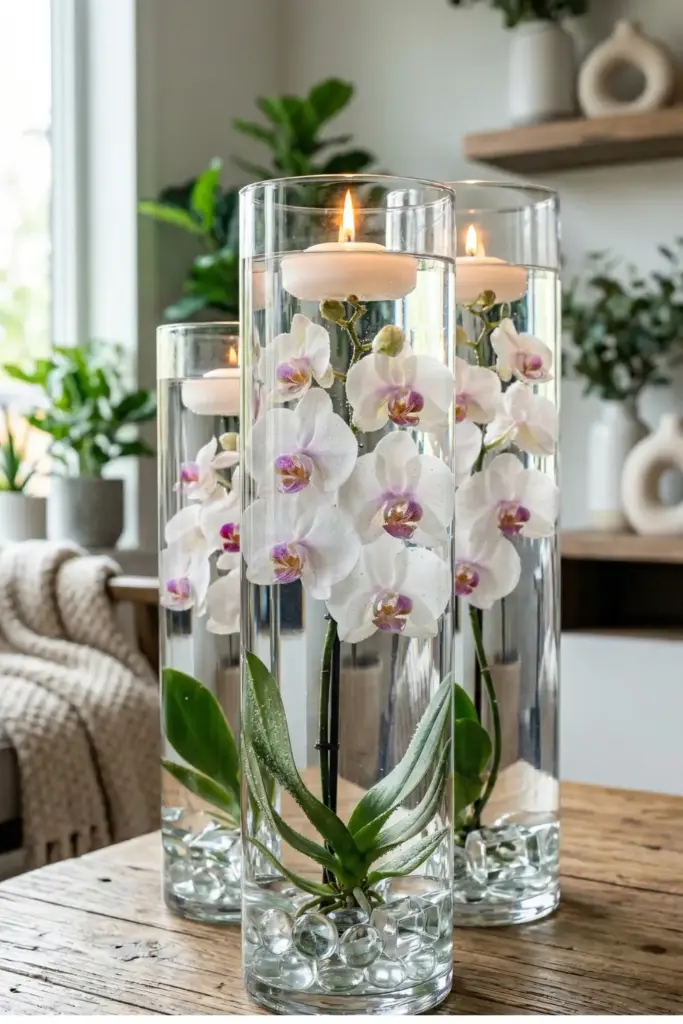 Submerged Orchid Cylinders