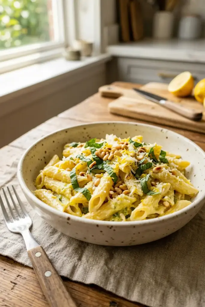 Sun-Drenched Lemon Ricotta Pasta