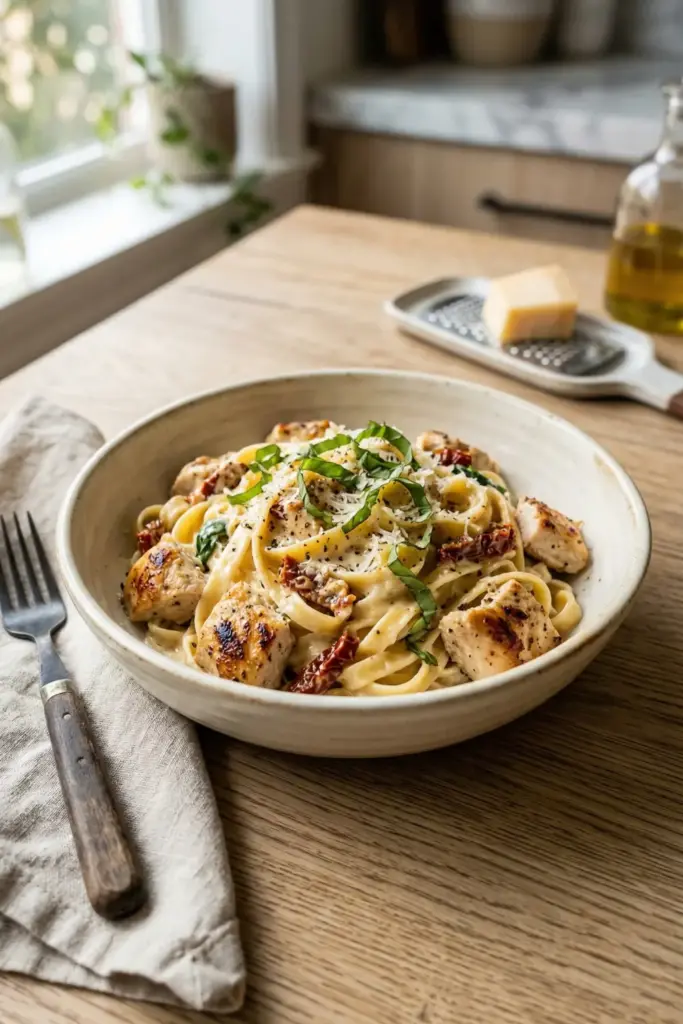 Sun-Dried Tomato Alfredo