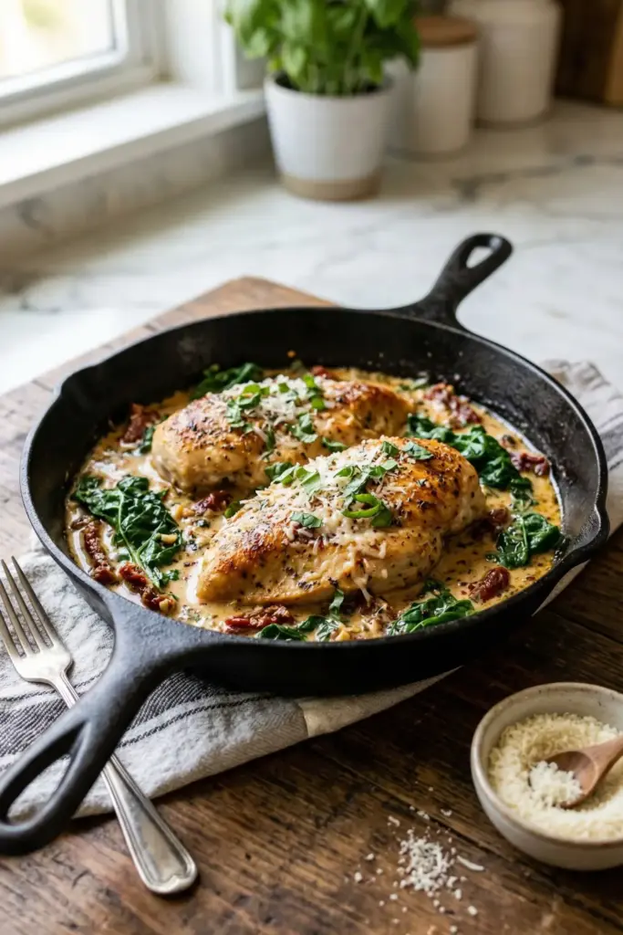 Sun-Dried Tomato "Marry Me" Chicken (Lightened Up)