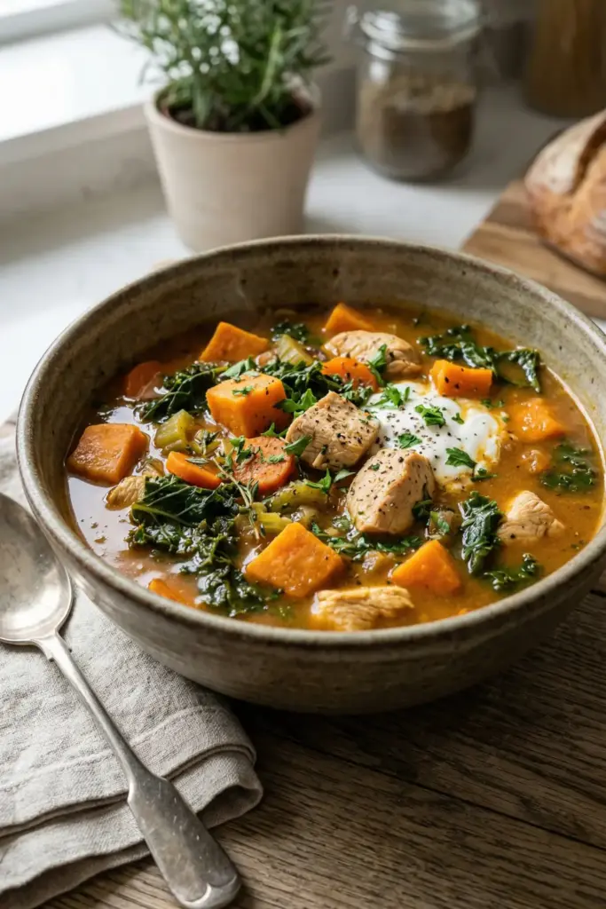 Sweet Potato & Chicken Stew