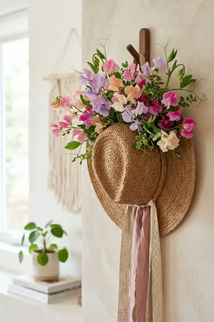 The Boho Hat Wall