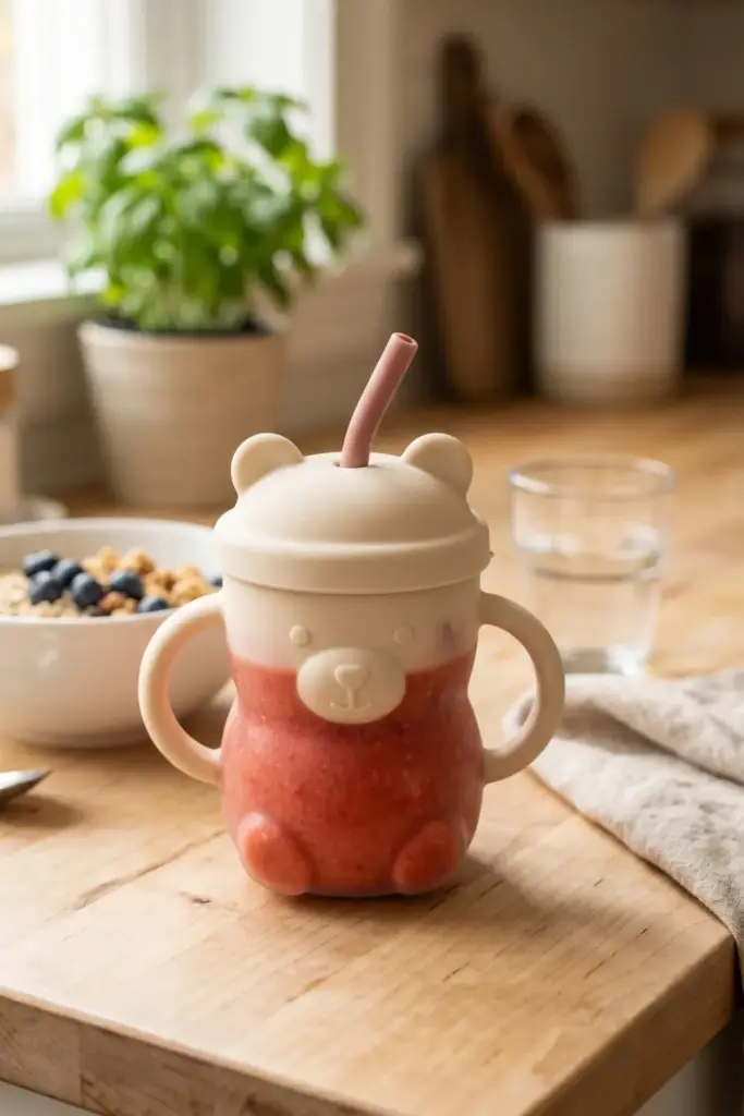 The Classic Silicone Squeeze-Proof Bear