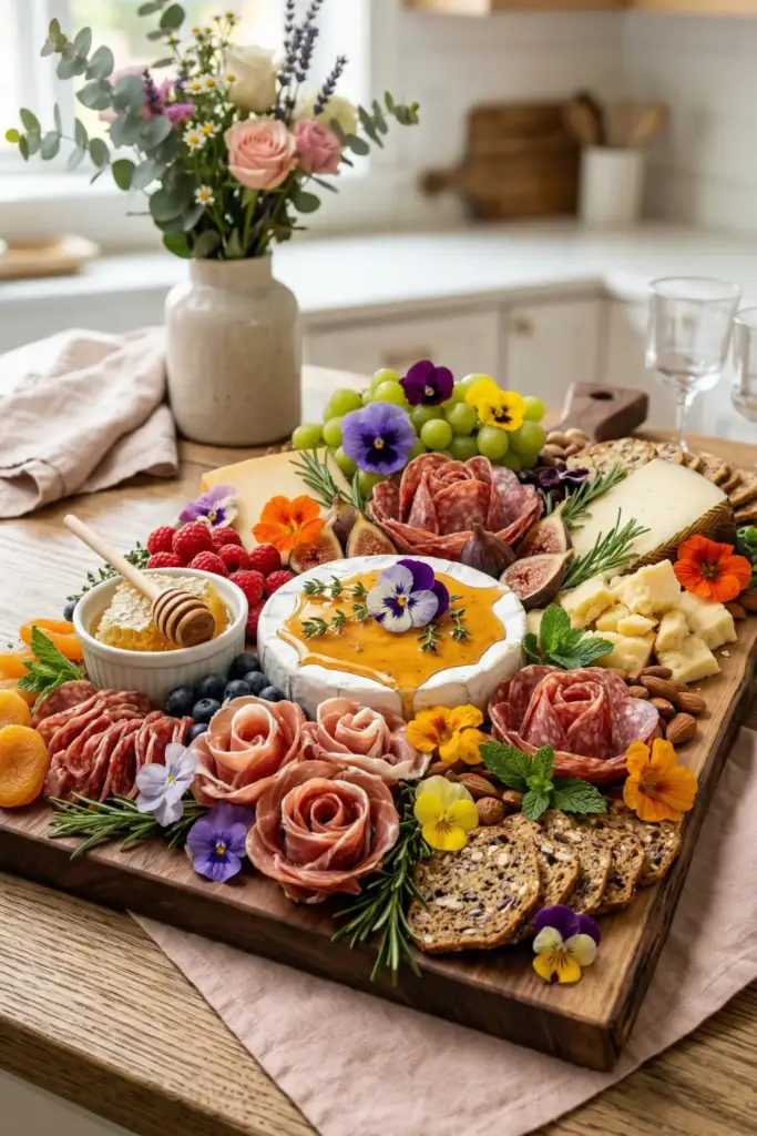 The "Garden-on-a-Board" Charcuterie