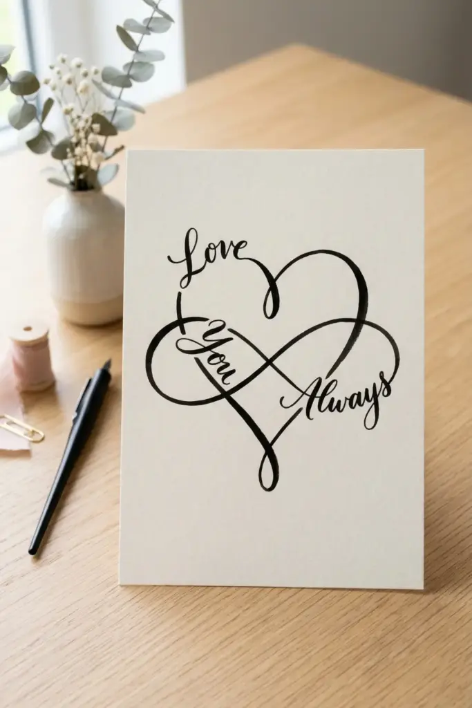 The "Infinity" Heart Design