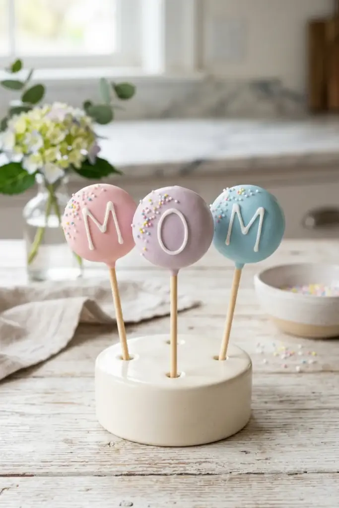 The "MOM" Lettering