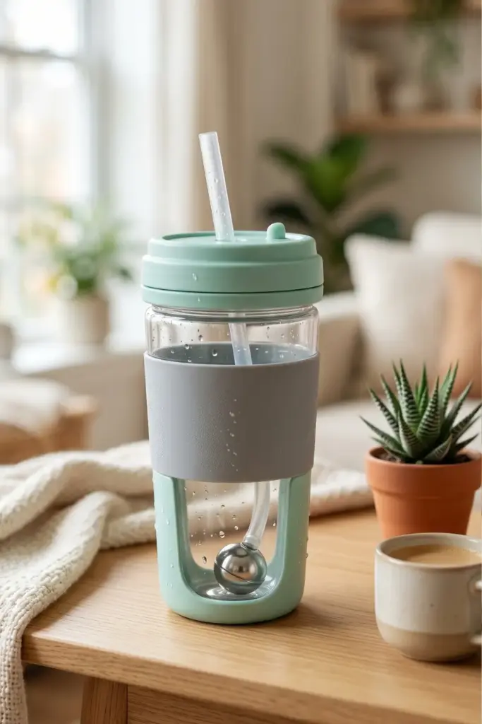 The No-Spill Straw Tumbler