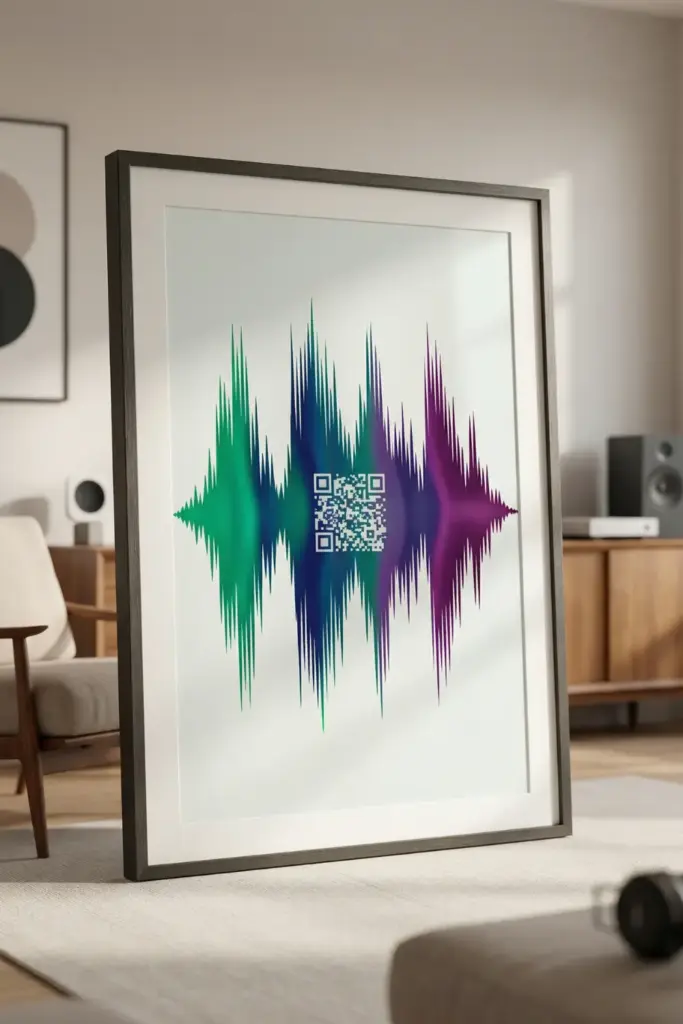 The "Soundwave" Voice Recording Portrait