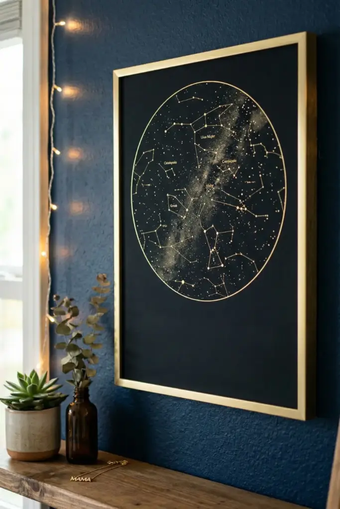 The Star Map of the Day She Became a Mom