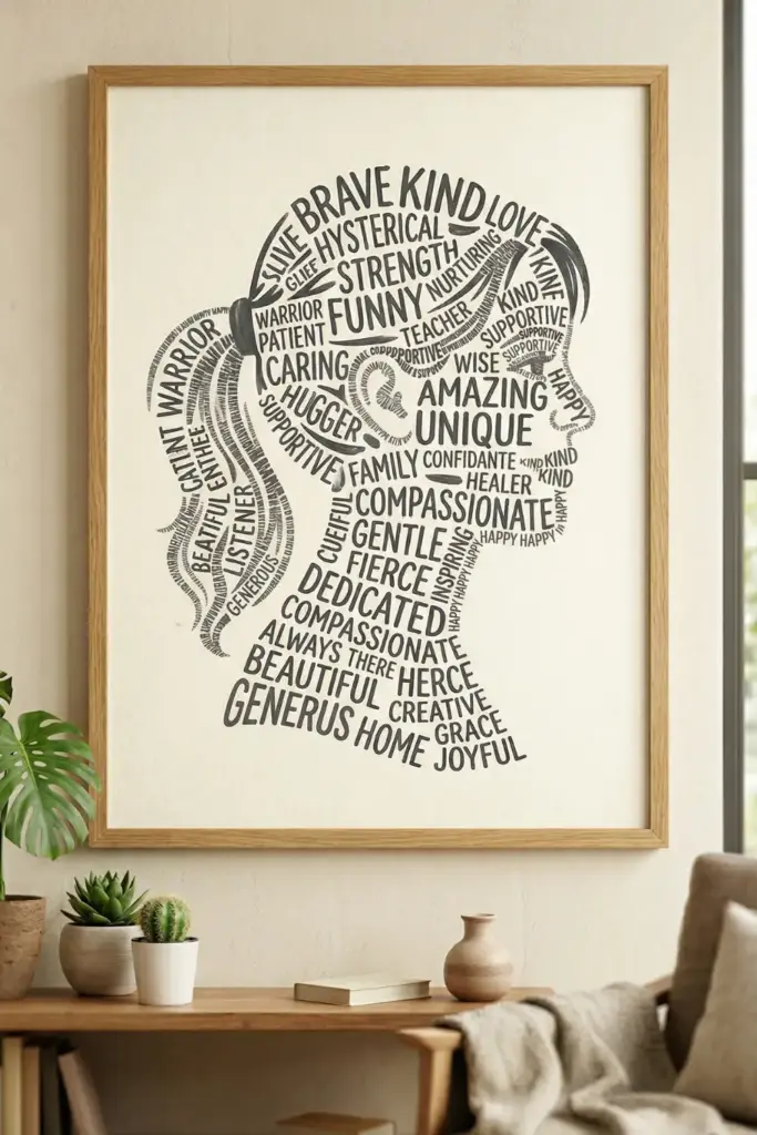 The "Word Cloud" Silhouette