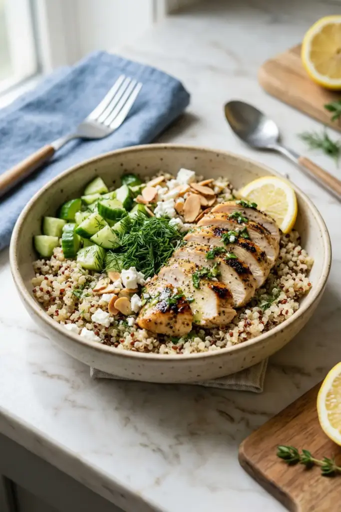 The Zesty Lemon-Dill Quinoa Bowl