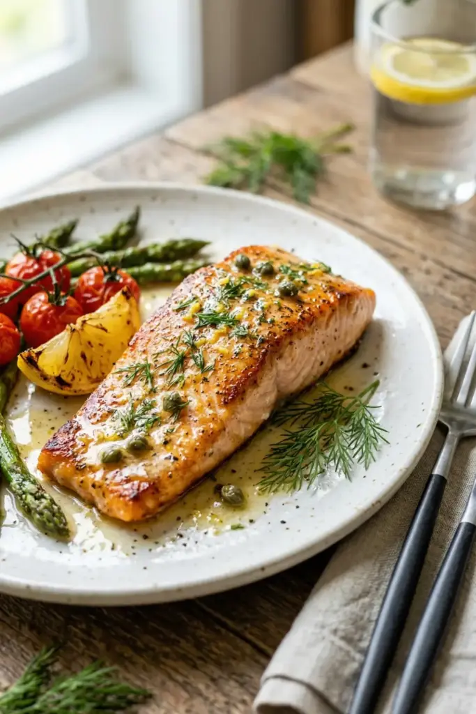 The "Zesty Queen" Lemon Butter Salmon