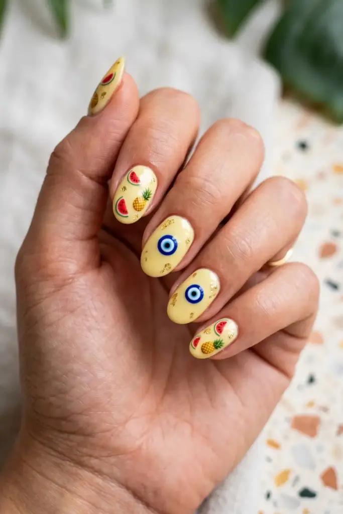 Tropical Fruit + Evil Eye Combo