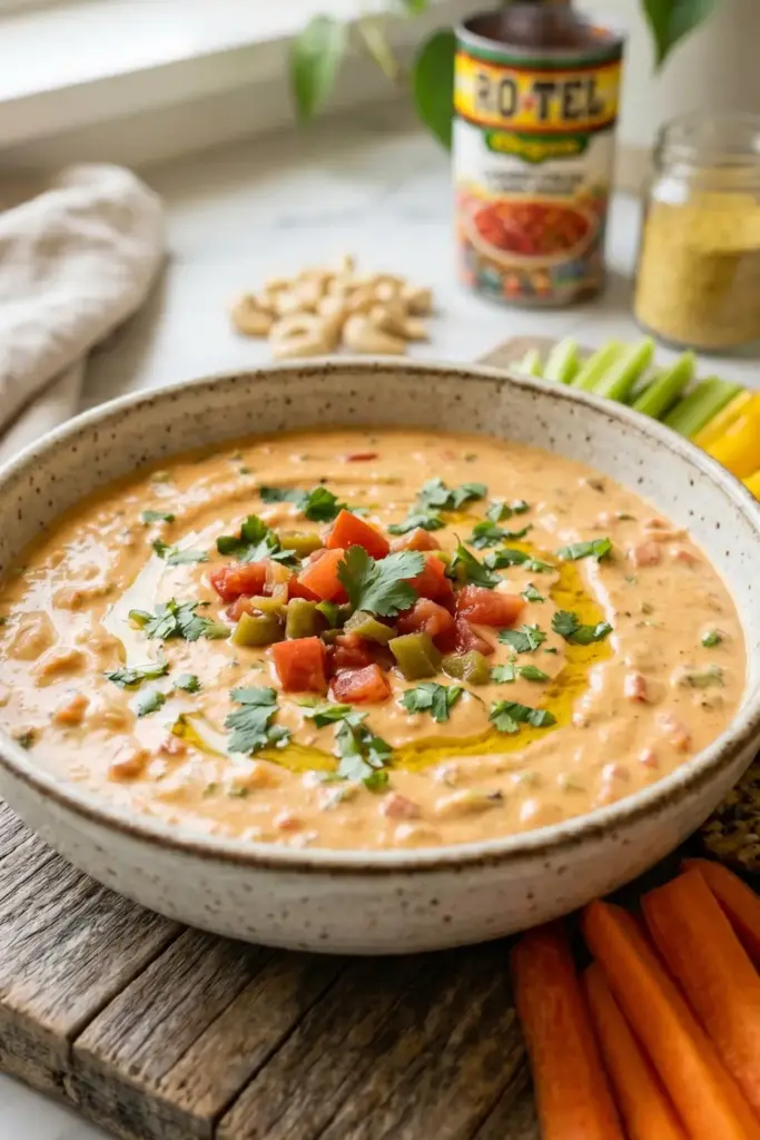 Vegan Cashew Rotel Dip