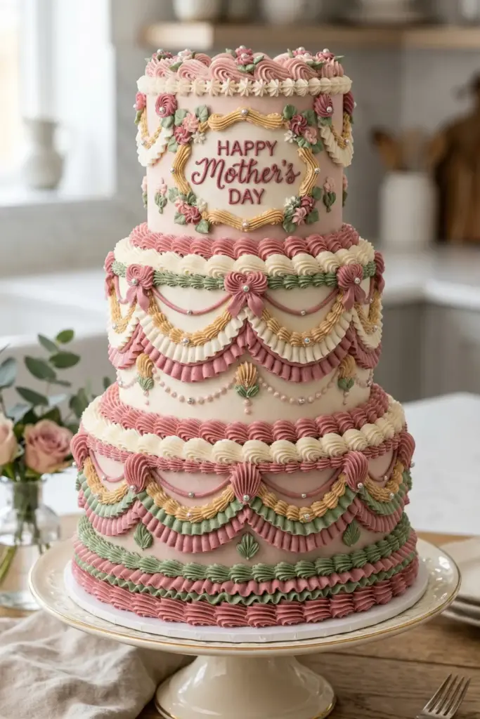 Vintage Lambeth Piping