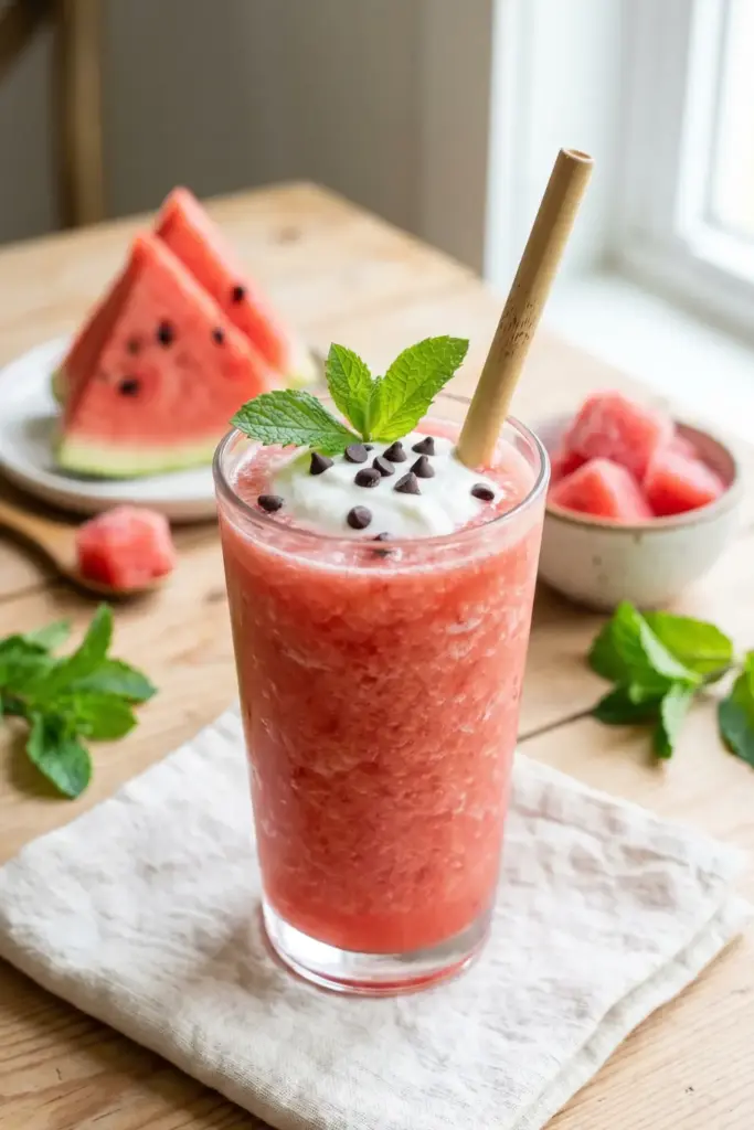 Watermelon Slushy Smoothie