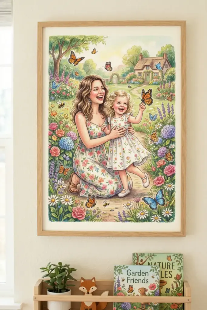 Whimsical Colored Pencil Illustration