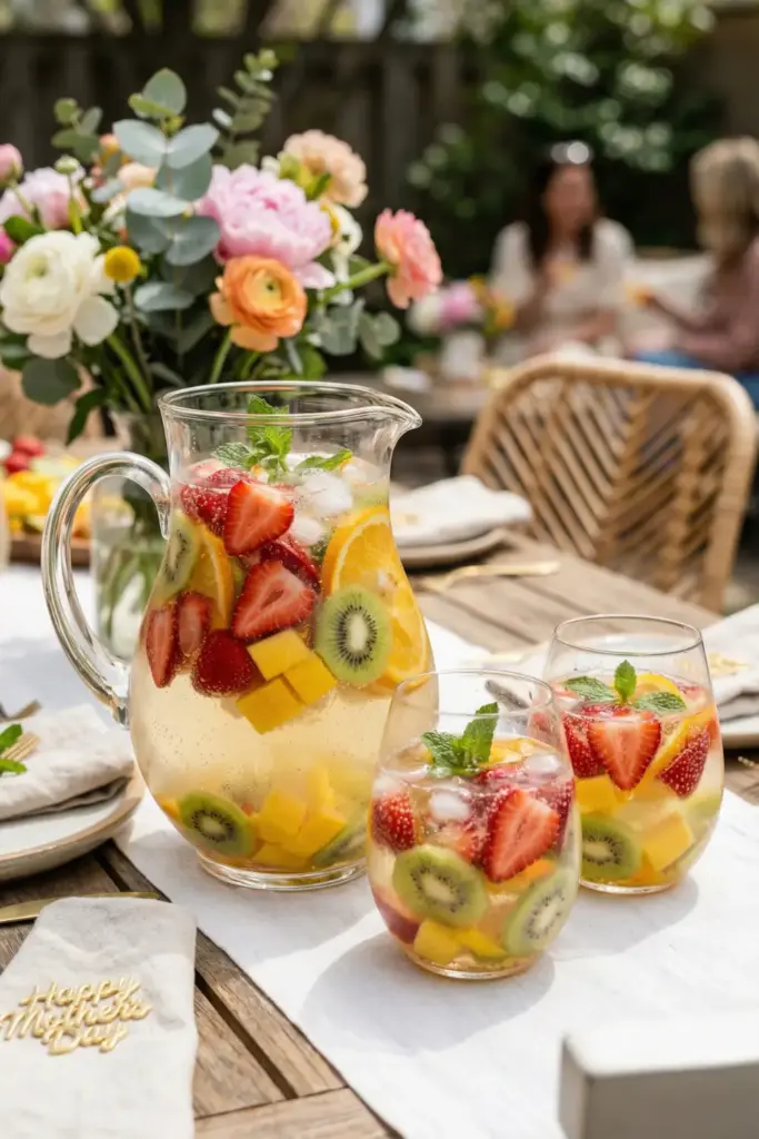 White Sangria with Summer Fruits