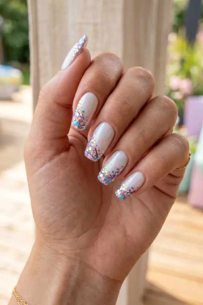 butterfly-wing-glitter-summer-nail-designs