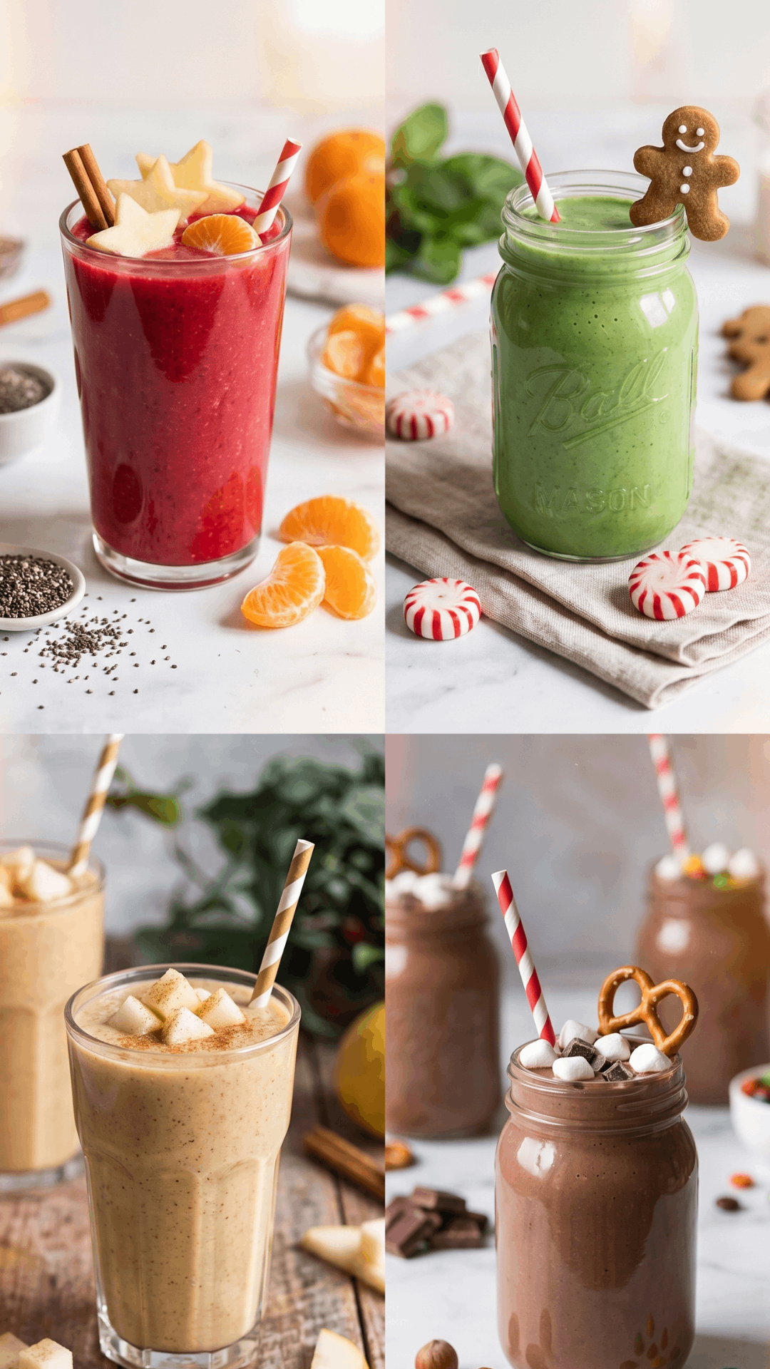 Easy Healthy Christmas Smoothies – Kids Recipe Ideas