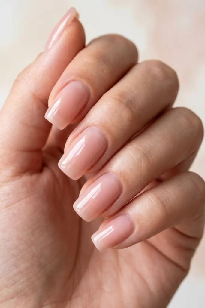 glossy-nude-pink-elegance