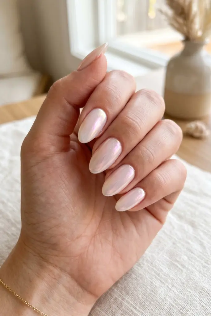 iridescent-pearl-nails-simple-baddie-summer-designs