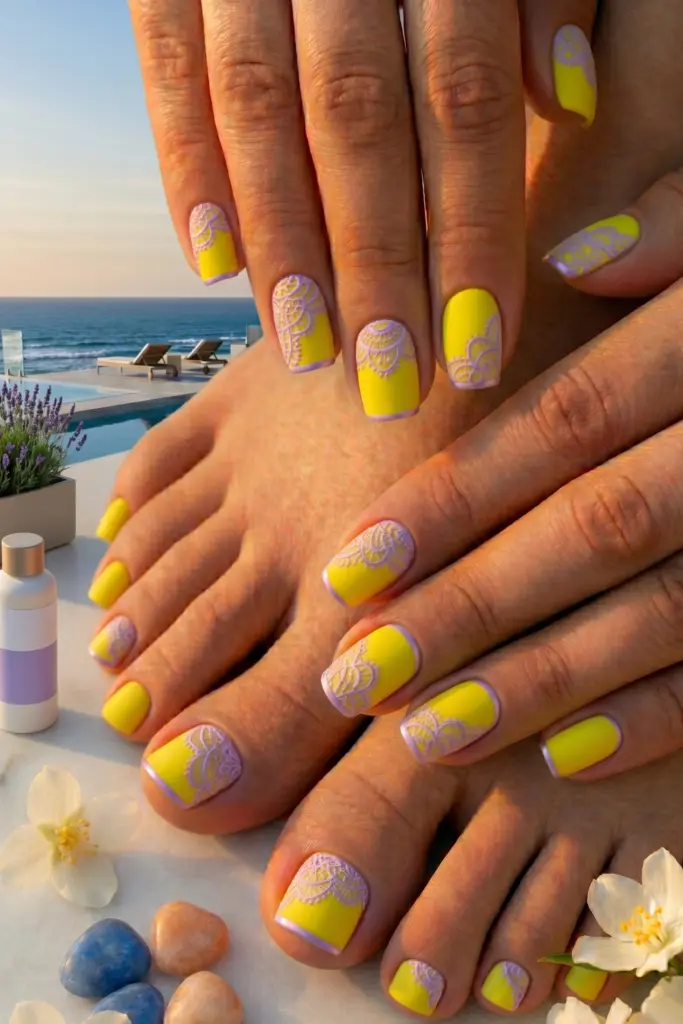 lavender-lace-details-simple-nails-toes-summer