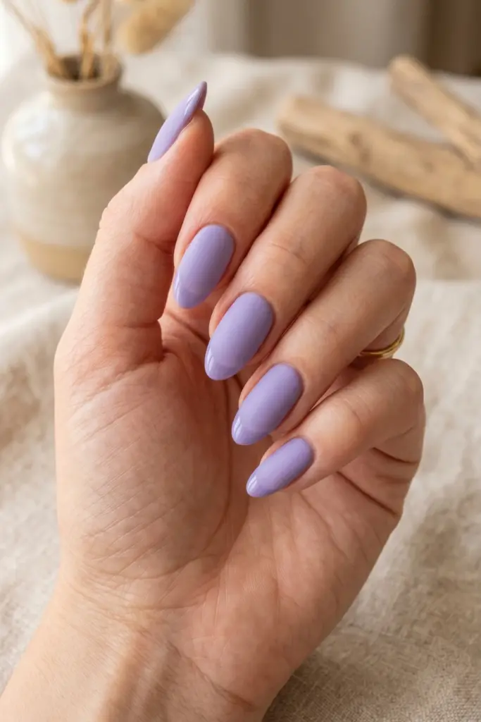matte-lavender-glossy-tips-summer-nails-trends