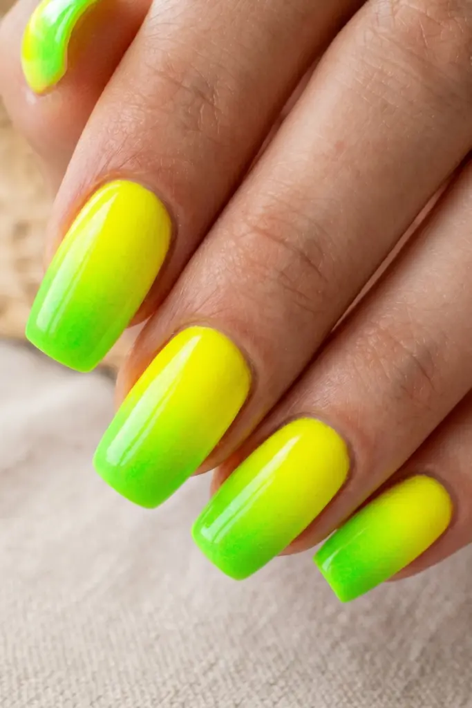 neon-burst-acrylic-ombre-summer-nails