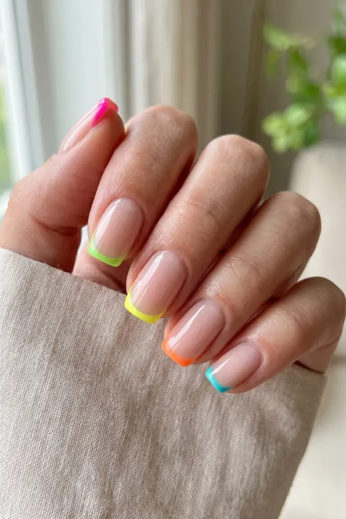 neon-micro-french-tips-summer-nails-trends