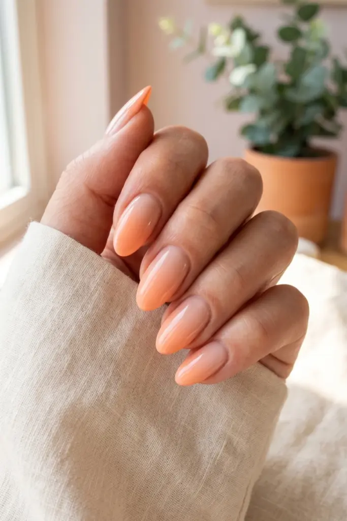 peachy-keen-fade-acrylic-ombre-summer-nails