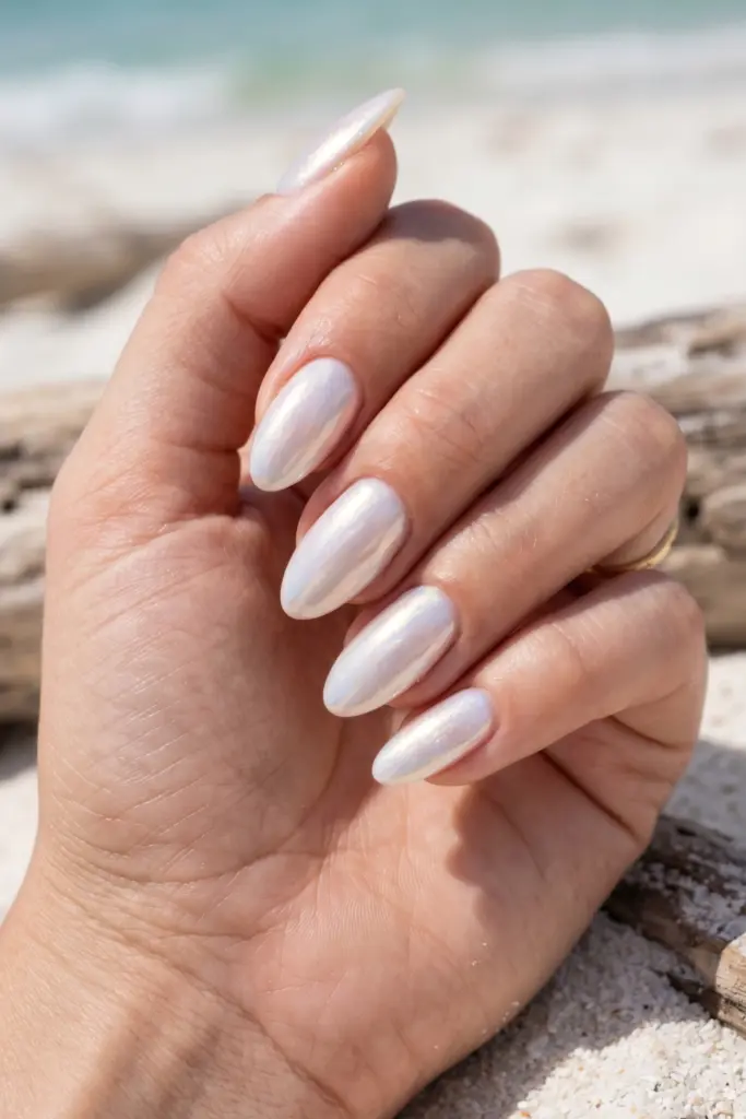 pearl-white-shimmer-iridescent-oyster-nails