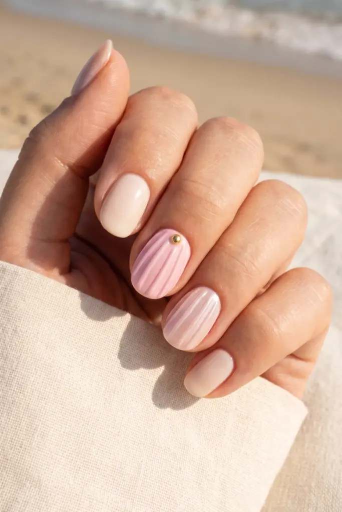 seashell-accent-nails-little-mermaids-secret