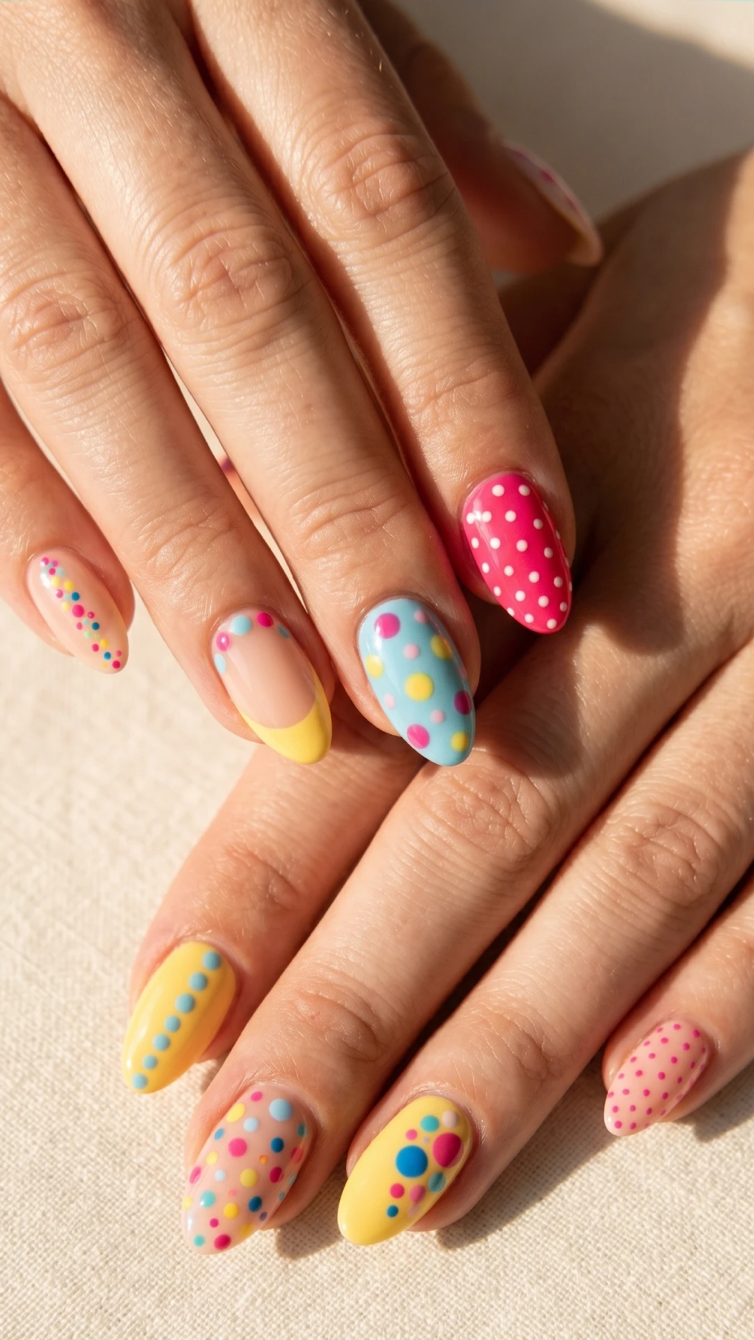 Simple Dots Summer Nail Design Ideas for a Playful Look