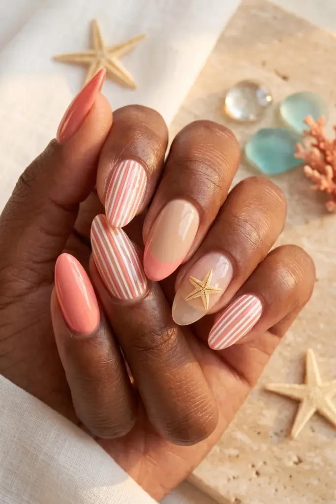 simple-starfish-summer-nails-art-designs
