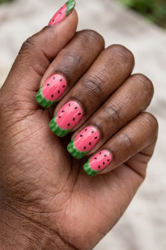 watermelon-pink-green-picnic-ruffles