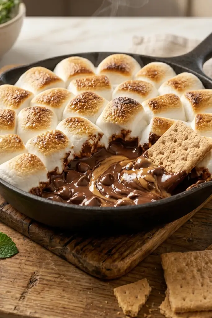 5-minute-smores-dip-easy-summer-desserts-perfect-for-parties-and-bbqs-recipe-ideas