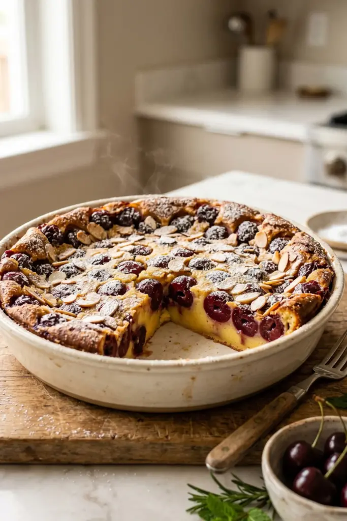 Cherry-Almond-Clafoutis-Easy-Summer-Desserts-for-Parties-Recipe-Ideas