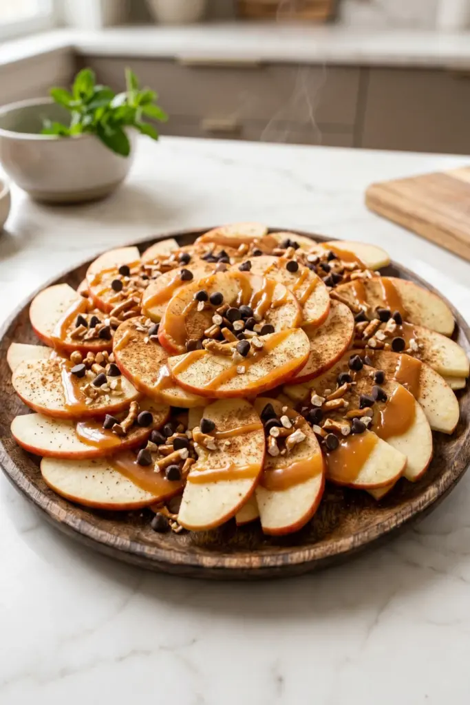Cinnamon-Apple-Nachos-Quick-Summer-Desserts-10Min