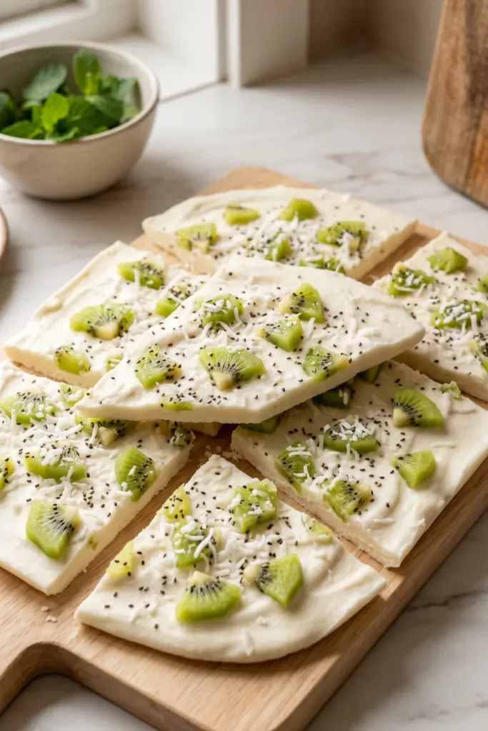Frozen-Yogurt-Bark-Kiwi-Coconut-Quick-Summer-Desserts-10Min