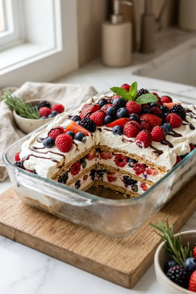 No-Bake-Berry-Icebox-Cake-Quick-Summer-Desserts-10Min