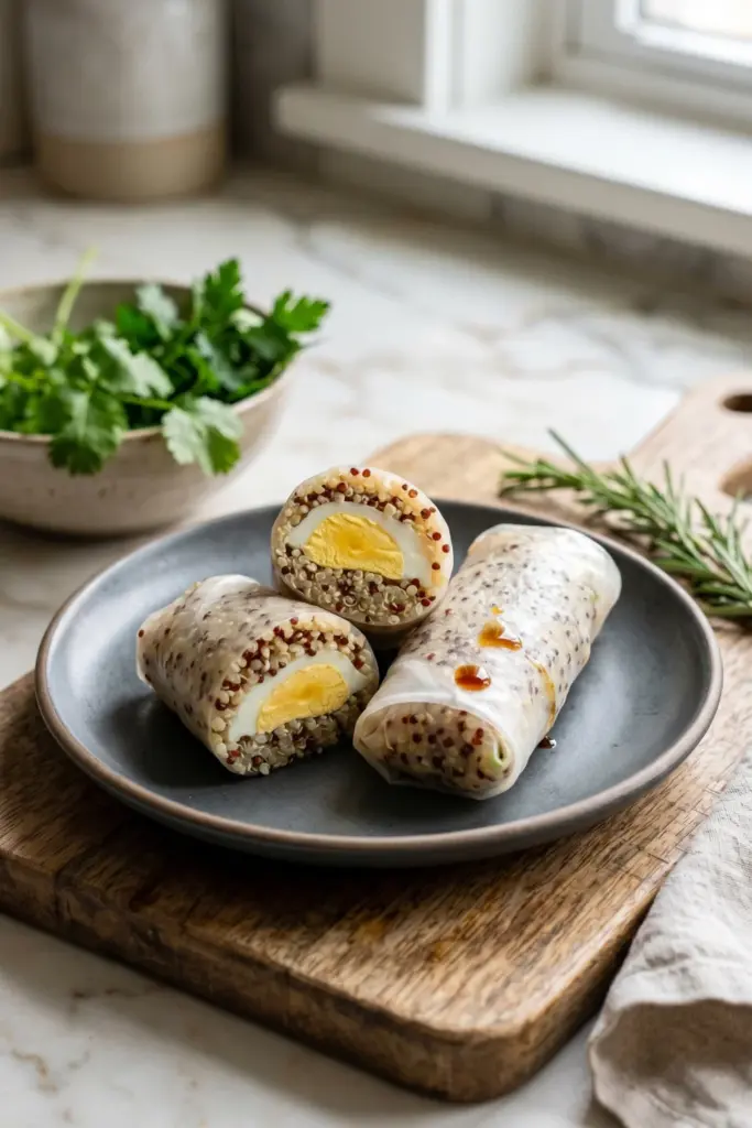 Quinoa-Egg-Superfood-Spring-Rolls-Healthy-Tasty-Breakfast-Recipe-Ideas