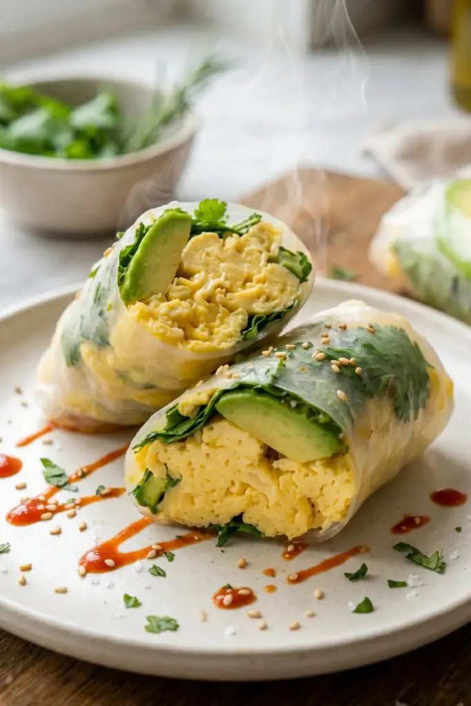 Scrambled-Egg-Avocado-Breakfast-Spring-Rolls-Healthy-Tasty-Recipe-Ideas
