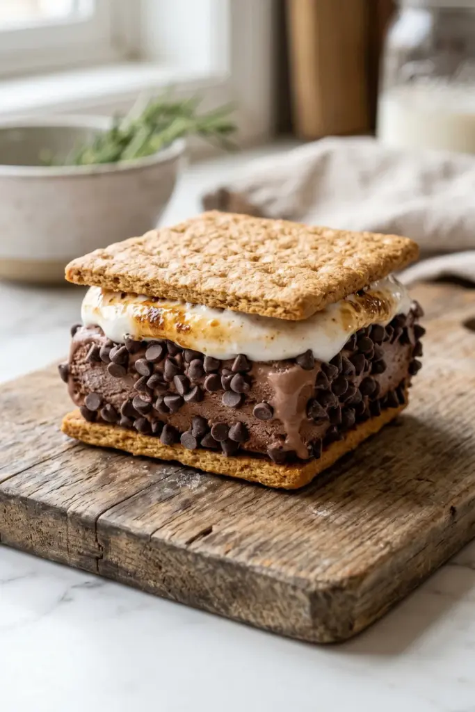 Smores-Frozen-Sandwich-Easy-Frozen-Desserts-for-Summer-Nights-Recipe-Ideas