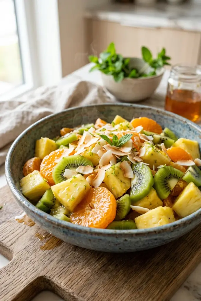 Tropical-Fruit-Salad-Honey-Lime-Quick-Summer-Desserts-10Min